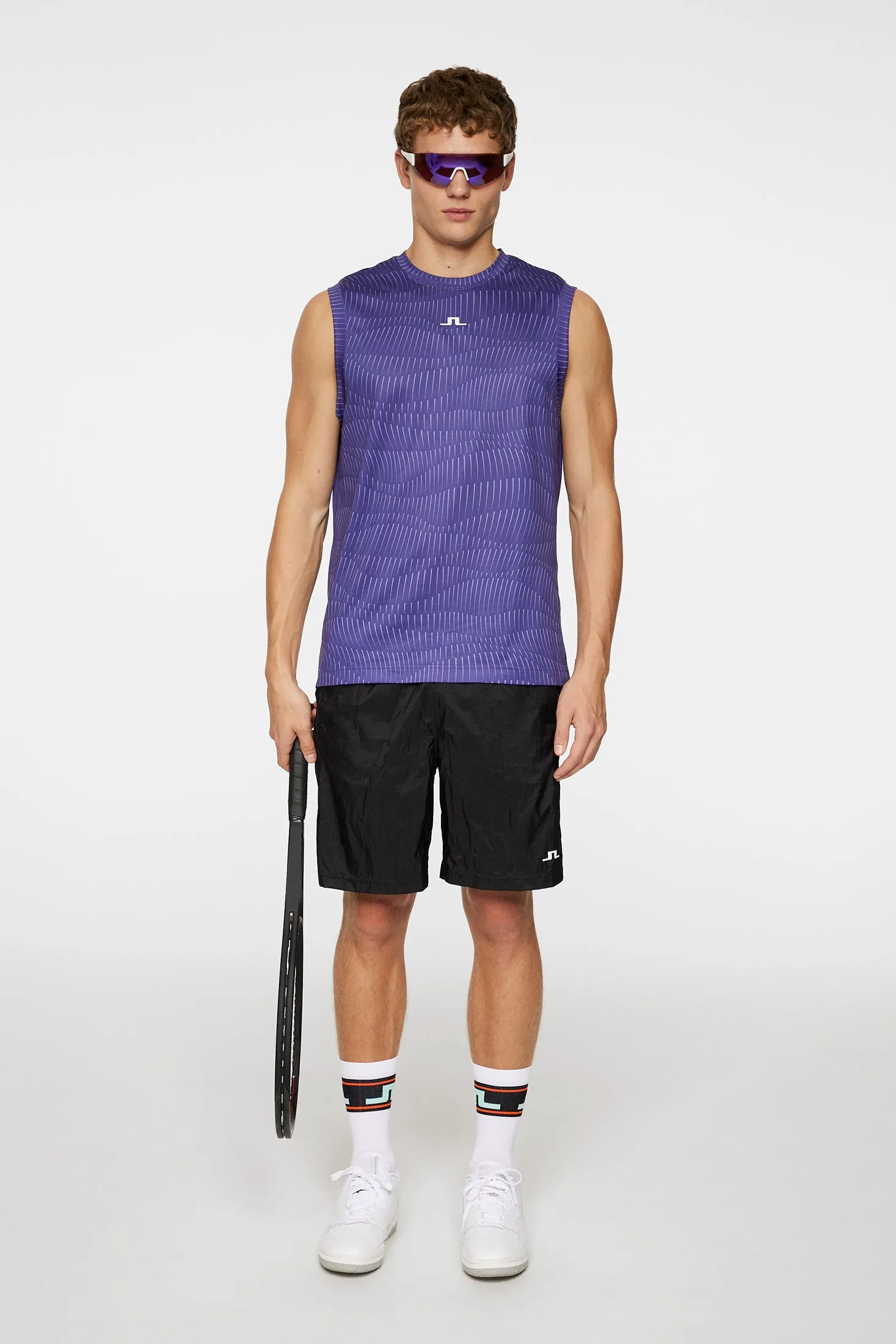 Jack Sleeveless Tee / Resonance Deep Wisteria L sold by J. Lindeberg product image thumbnail 5