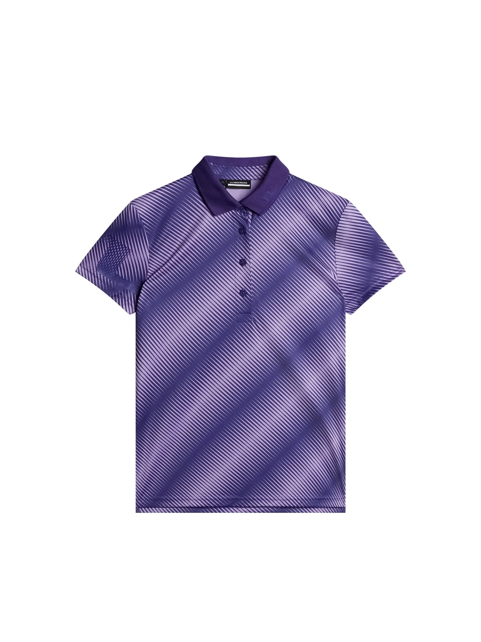 Heidi Print Polo / Comb Deep Wisteria M sold by J. Lindeberg