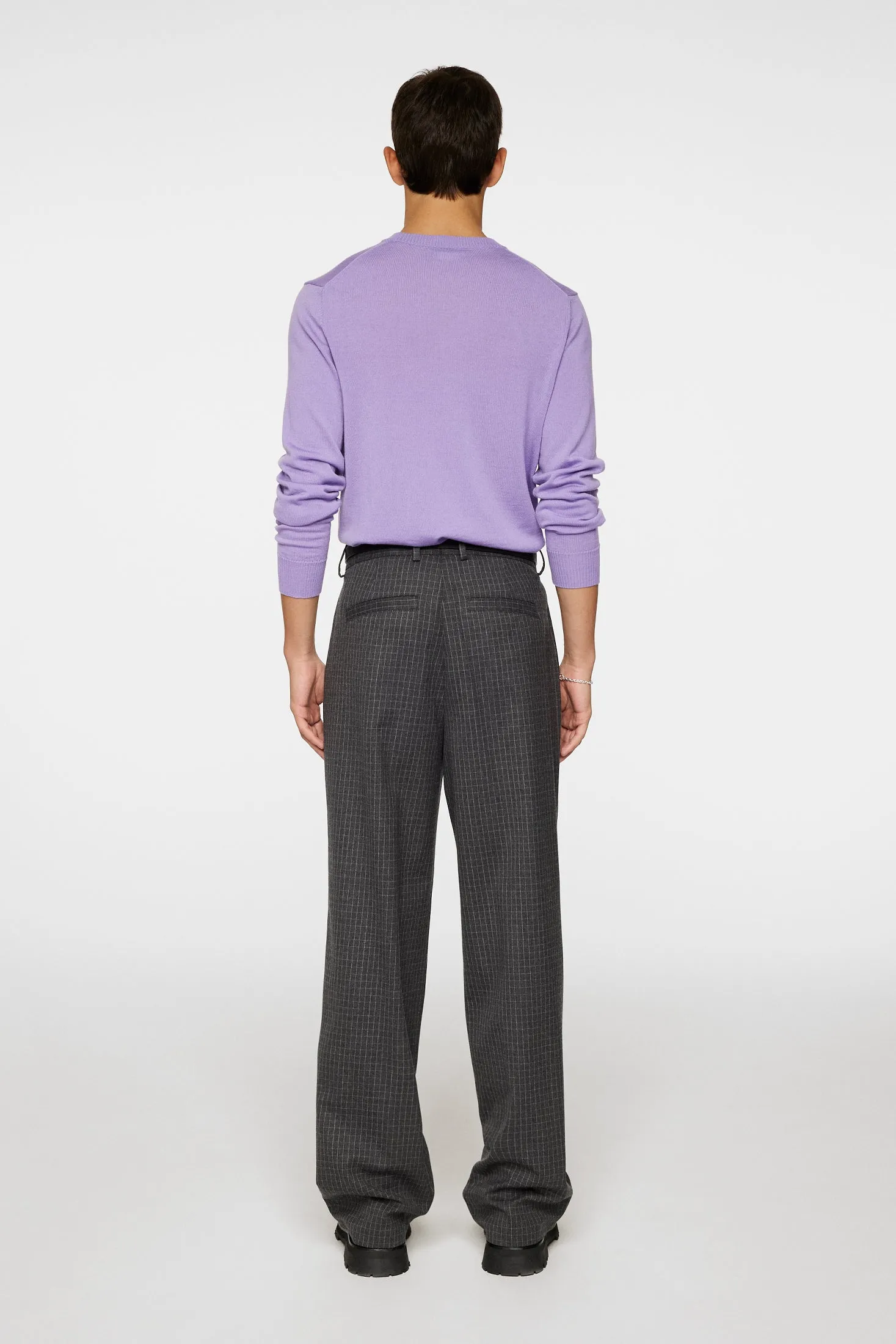 Gaspard Wool Ripstop Pants / Lava Smoke sold by J. Lindeberg product image thumbnail 4