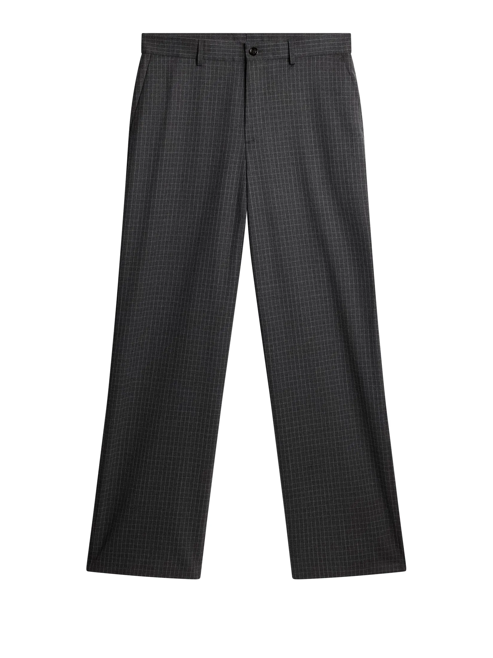 Gaspard Wool Ripstop Pants / Lava Smoke sold by J. Lindeberg