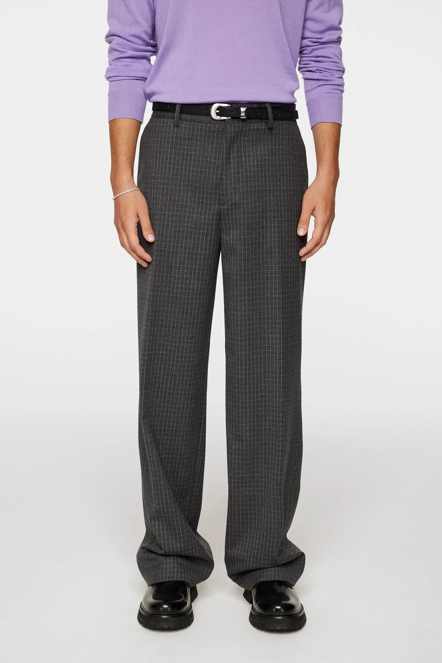 Gaspard Wool Ripstop Pants / Lava Smoke sold by J. Lindeberg product image thumbnail 3
