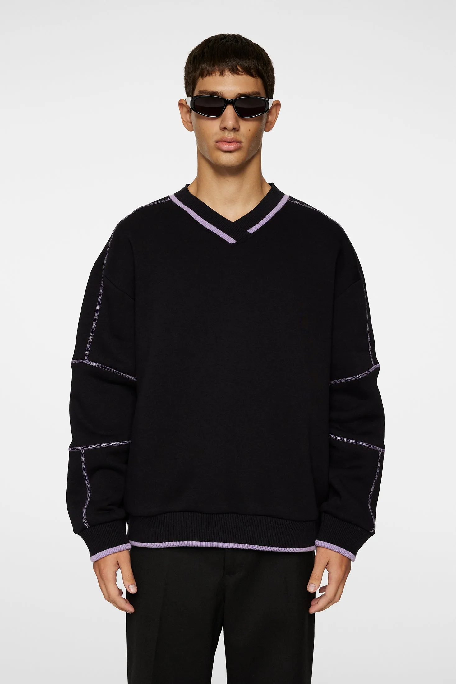 Nick Team Jersey Sweater / Black sold by J. Lindeberg product image thumbnail 3