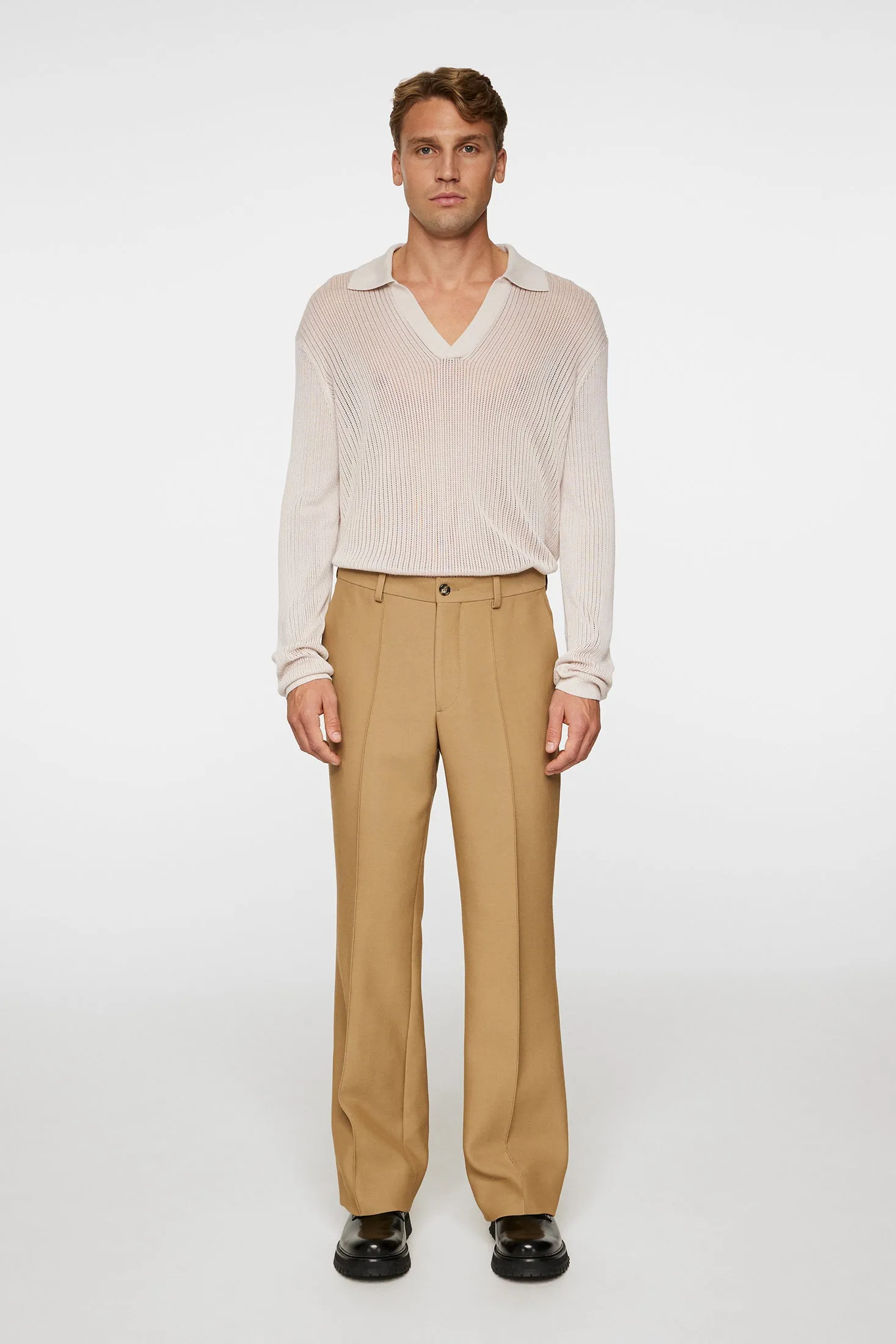 Gomor Pintuck Pants / Tiger Brown sold by J. Lindeberg product image thumbnail 4