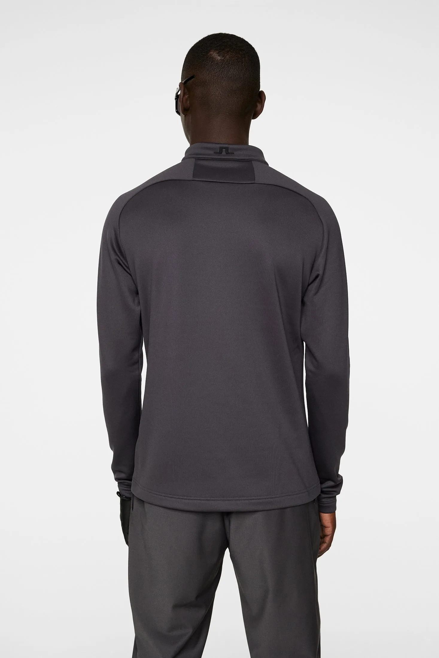 Adam Quarter Zip Mid Layer / Asphalt sold by J. Lindeberg product image thumbnail 3