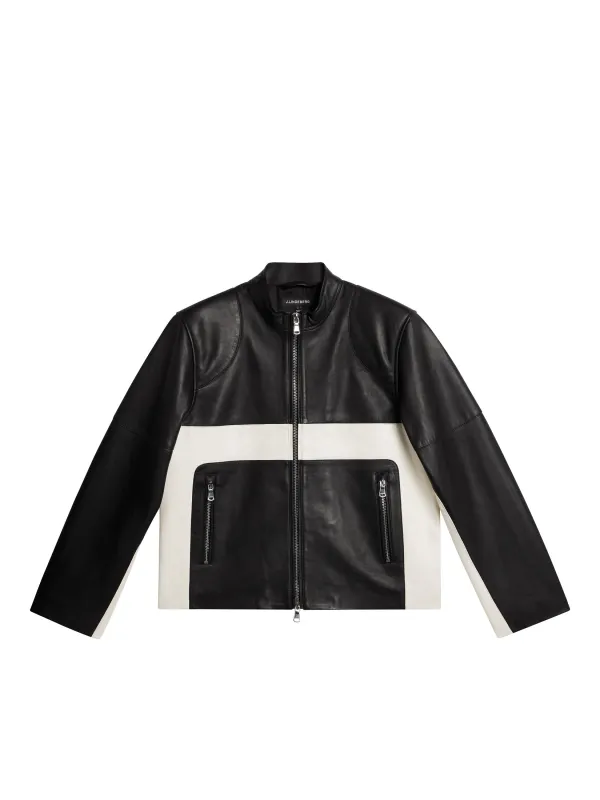 Tatum Biker Jacket / Black sold by J. Lindeberg