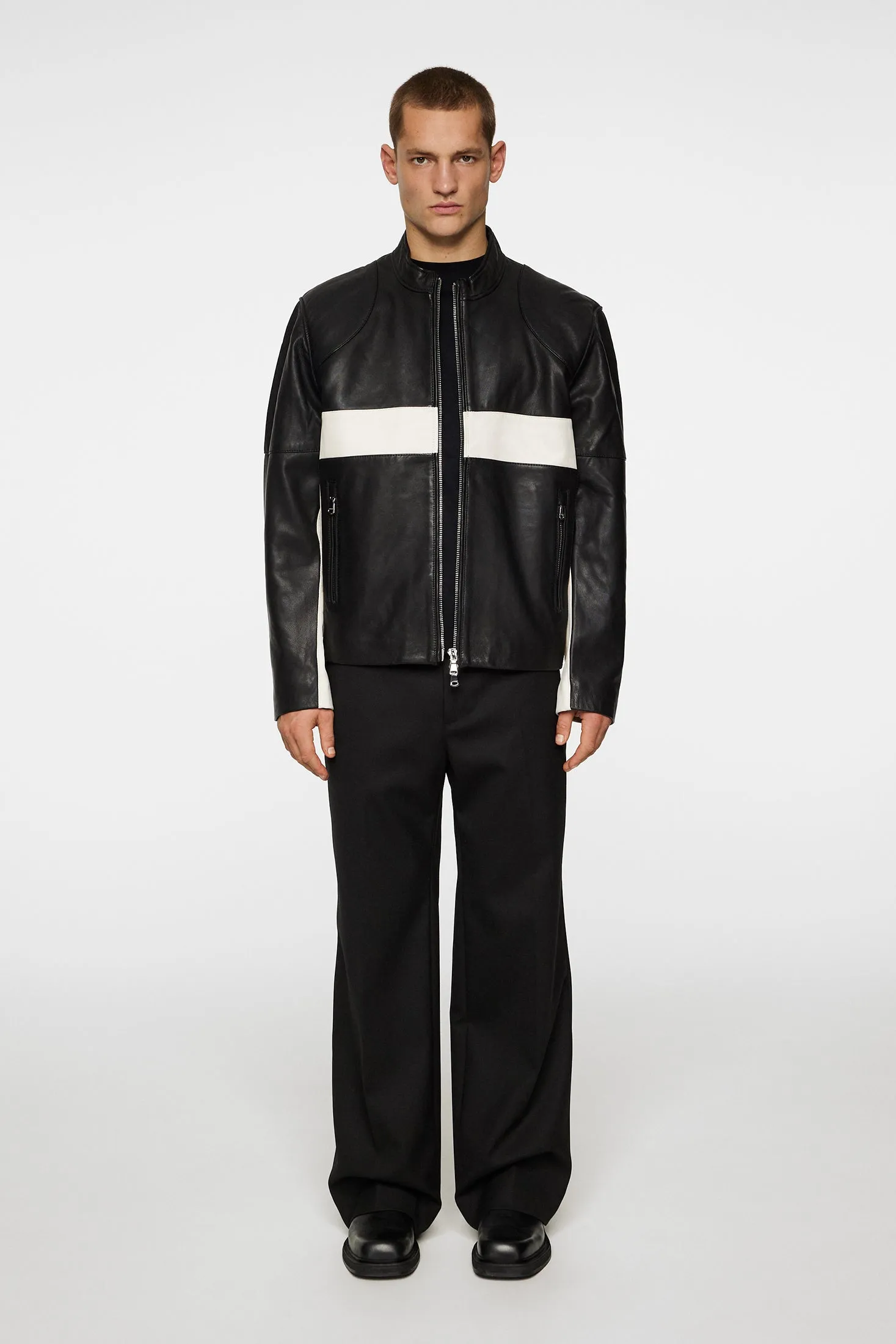 Tatum Biker Jacket / Black sold by J. Lindeberg product image thumbnail 5