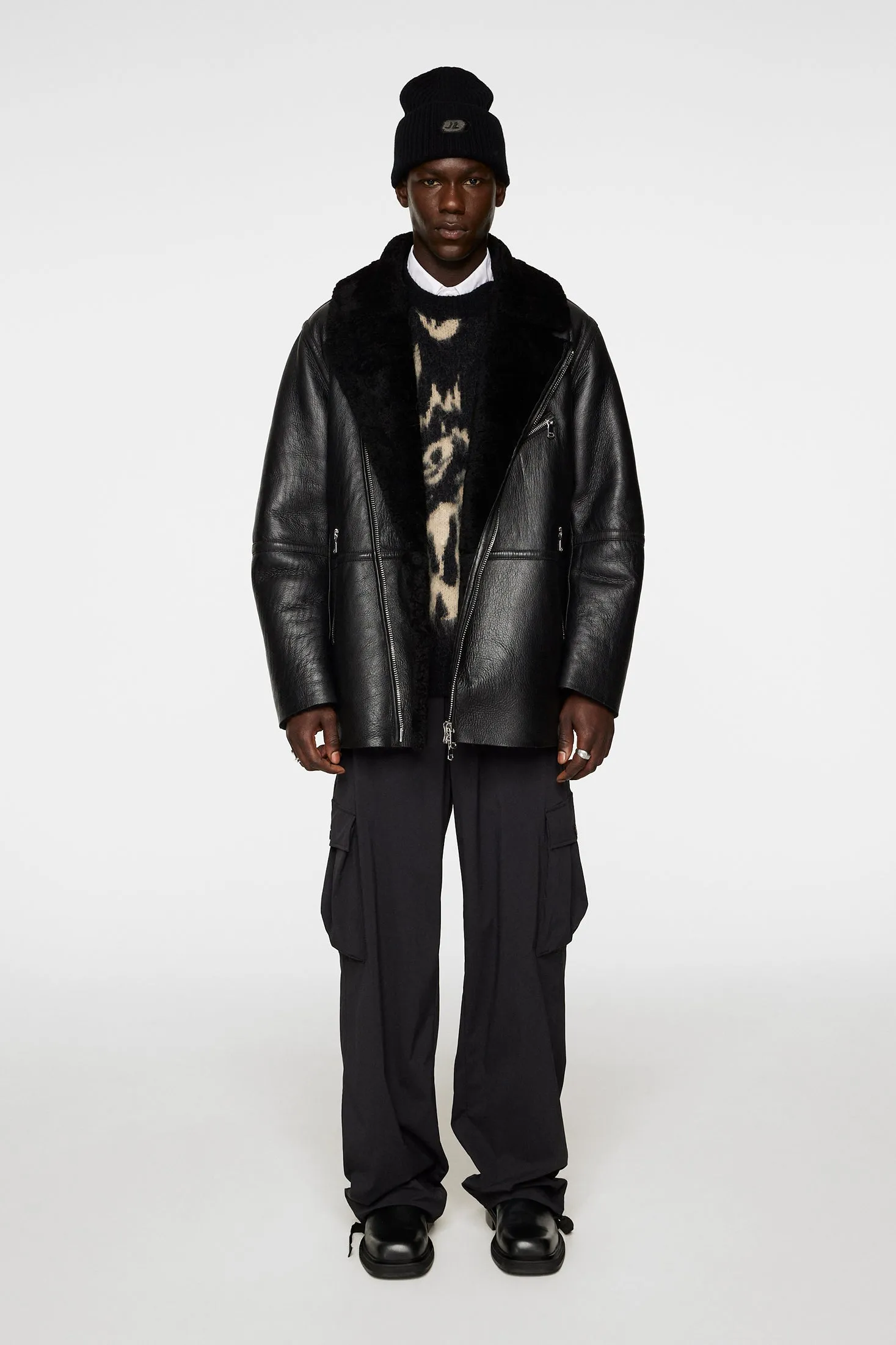 Sutton Shearling Jacket / Black sold by J. Lindeberg product image thumbnail 4