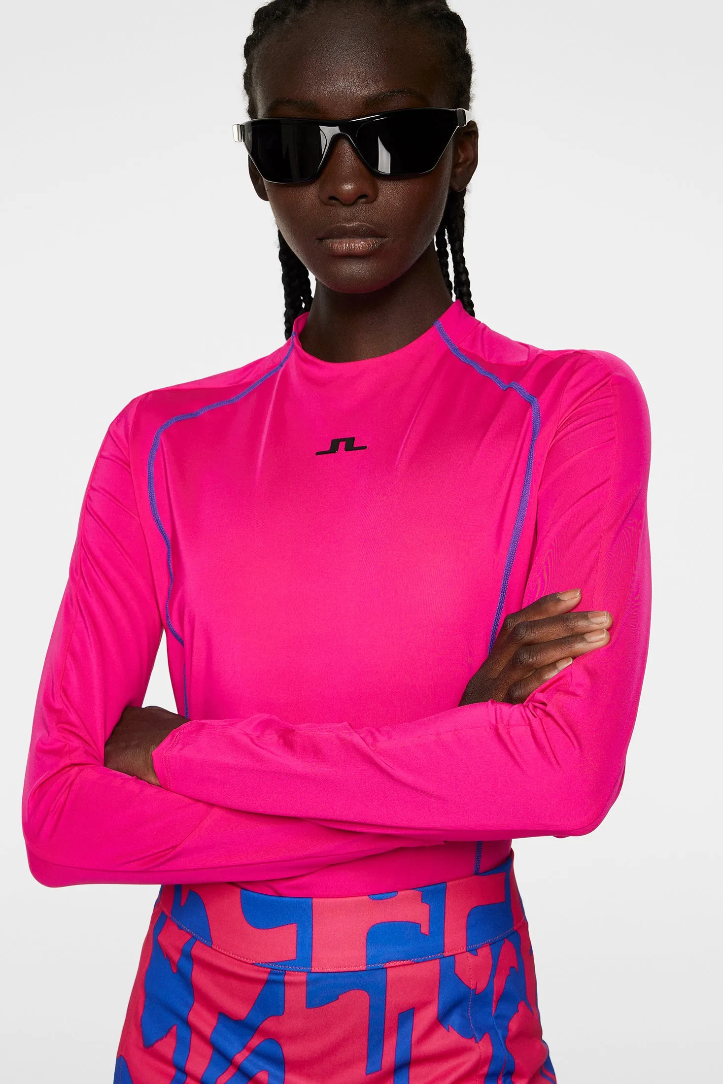 Allien Long Sleeve Top / Pink Peacock sold by J. Lindeberg product image thumbnail 5