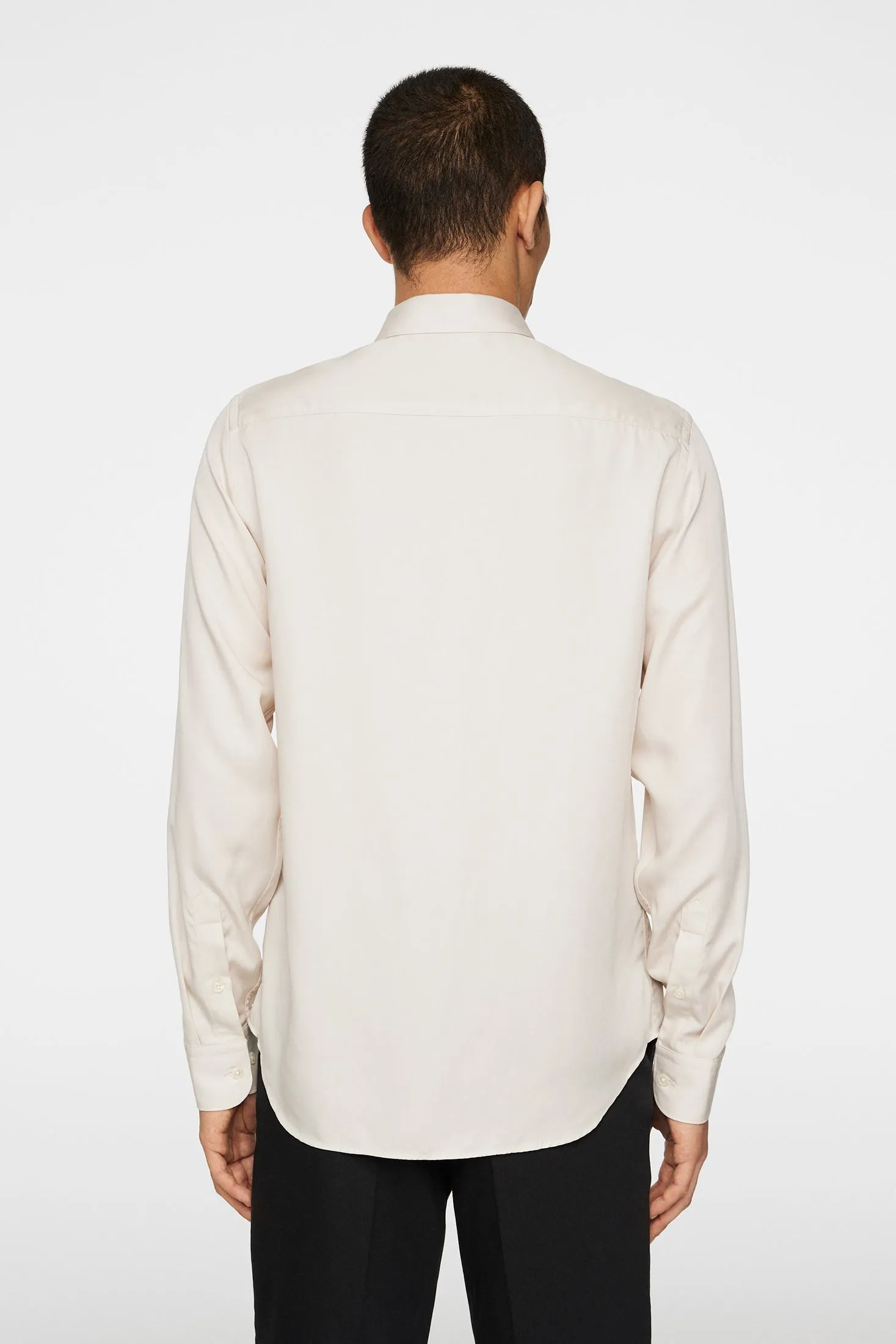 Slim LS Comfort Tencel Shirt / Moonbeam sold by J. Lindeberg product image thumbnail 3