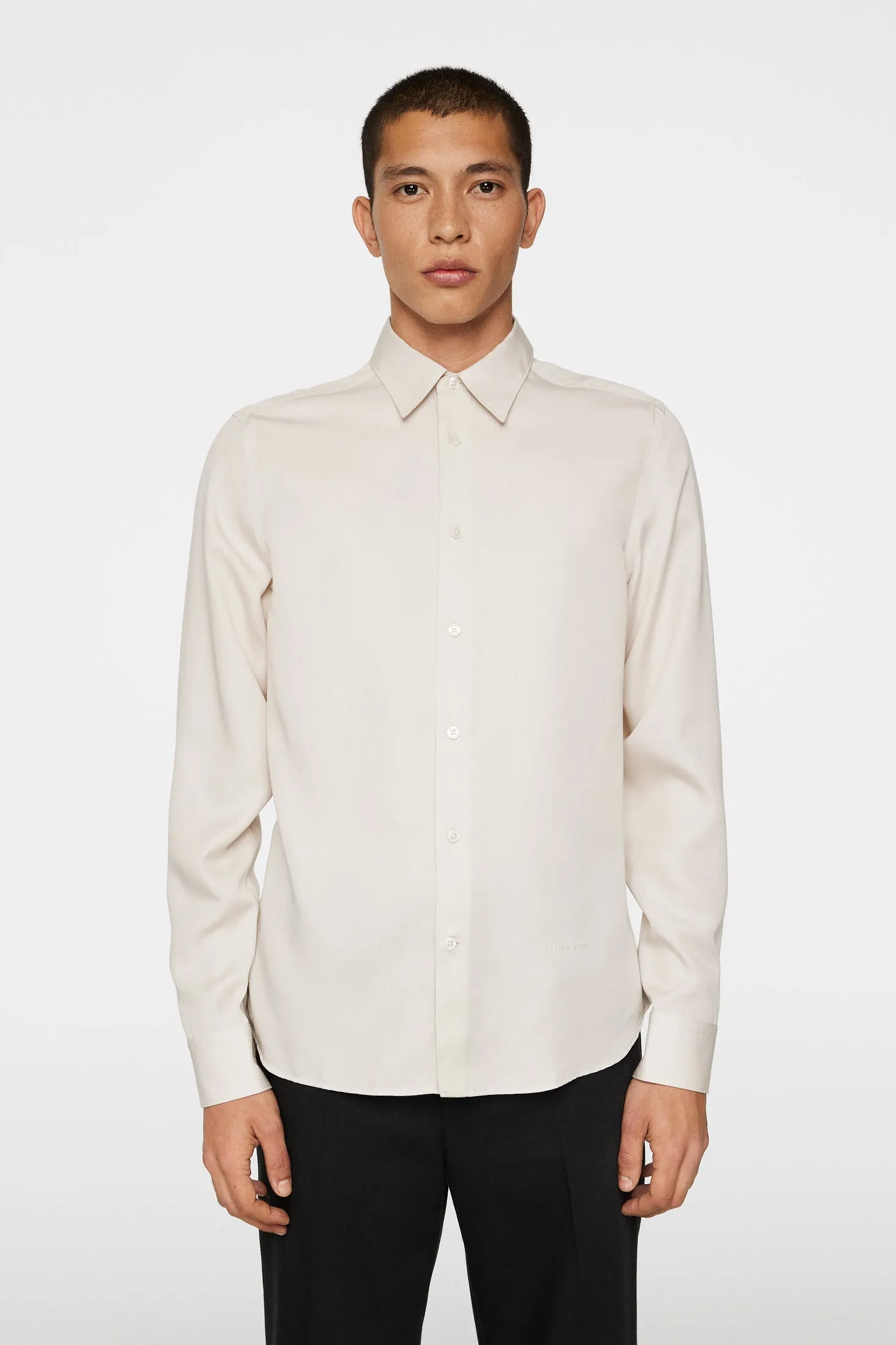 Slim LS Comfort Tencel Shirt / Moonbeam sold by J. Lindeberg product image thumbnail 2
