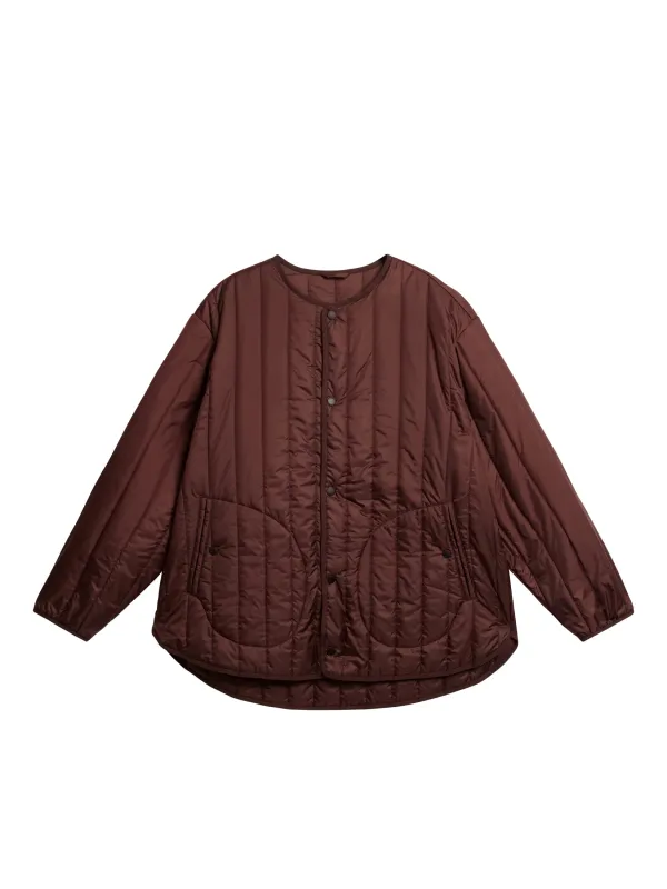 Khaza Quilted Jacket / Bitter Chocolate sold by J. Lindeberg