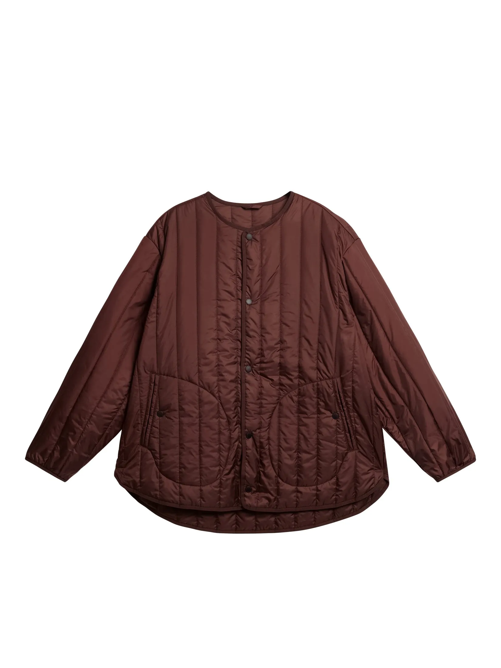 Khaza Quilted Jacket / Bitter Chocolate sold by J. Lindeberg
