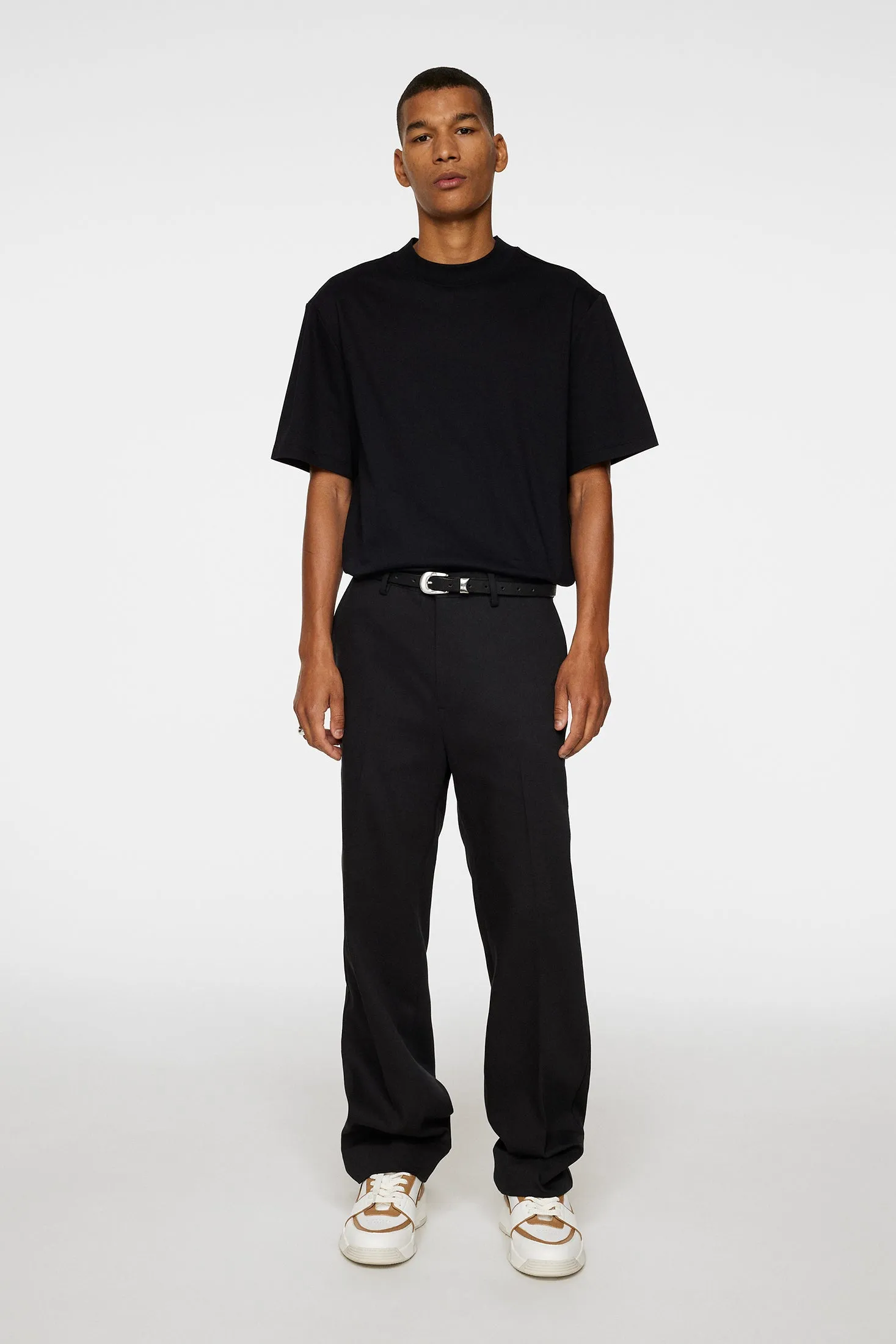 Ace Mock Neck T-Shirt / Black sold by J. Lindeberg product image thumbnail 4