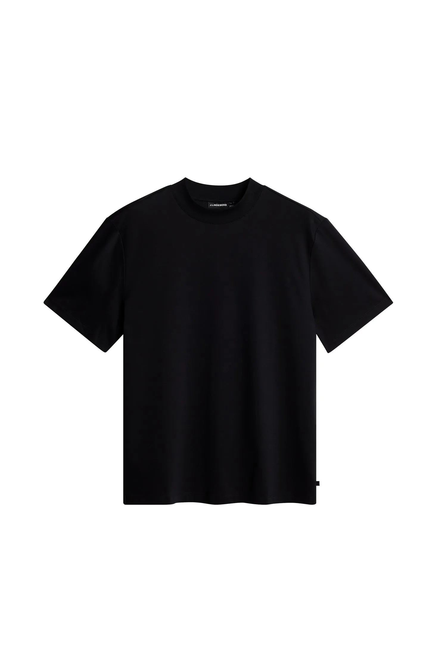 Ace Mock Neck T-Shirt / Black sold by J. Lindeberg