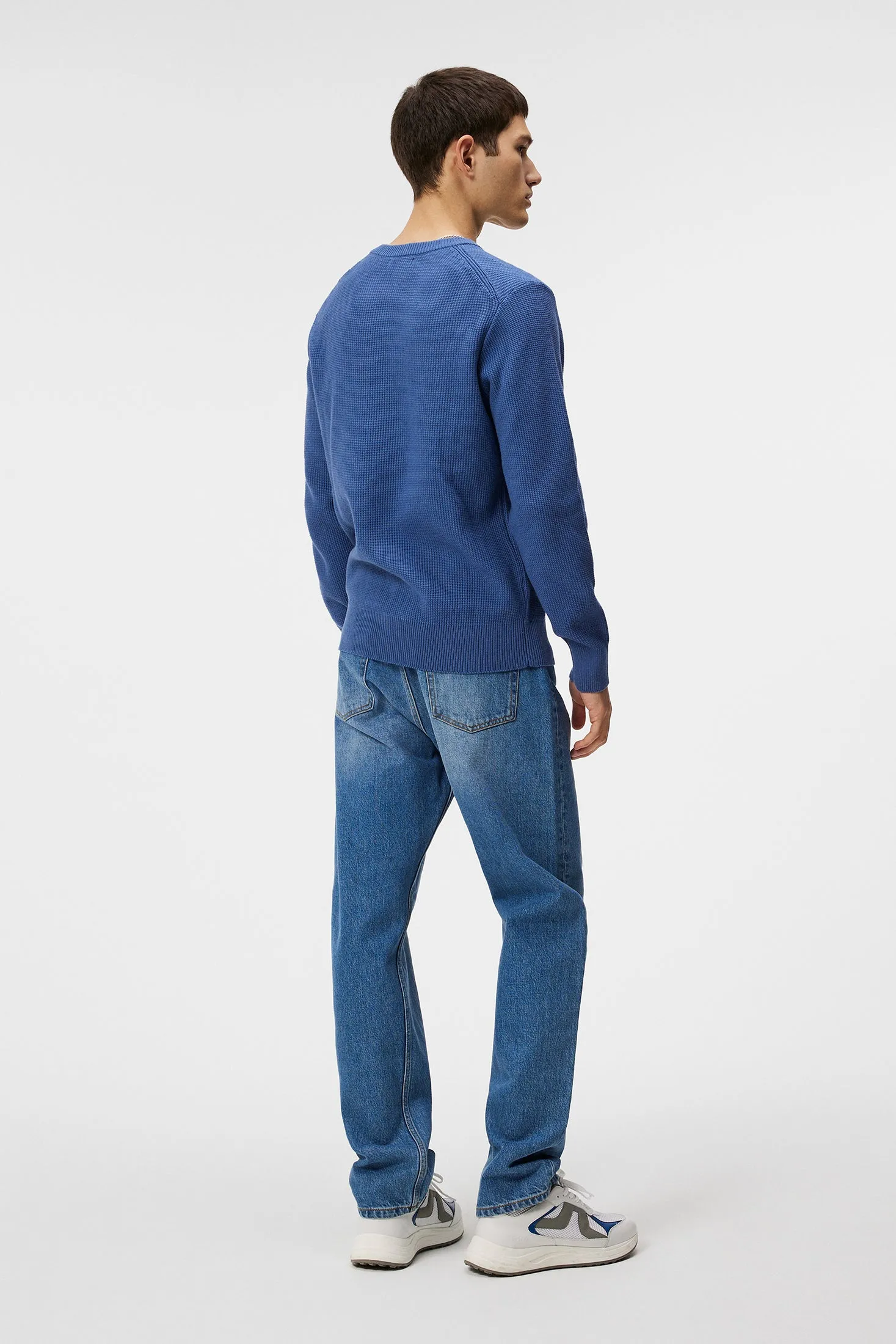 Arthur Knit Org Cotton / Bijou Blue sold by J. Lindeberg product image thumbnail 3