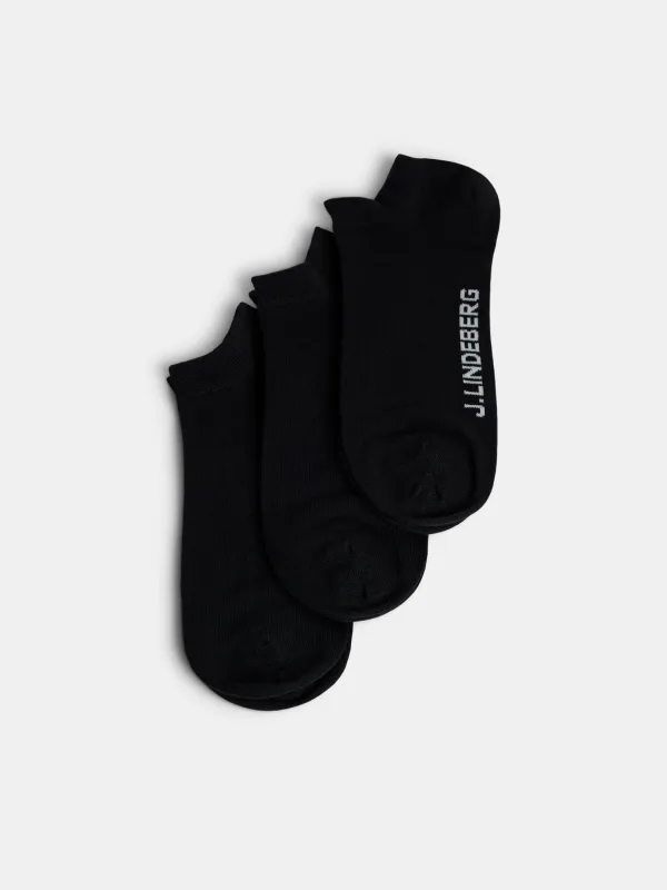 Ankle Bamboo Sock / Black sold by J. Lindeberg