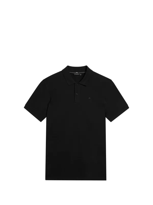Troy Pique Polo Shirt / Black made by J. Lindeberg
