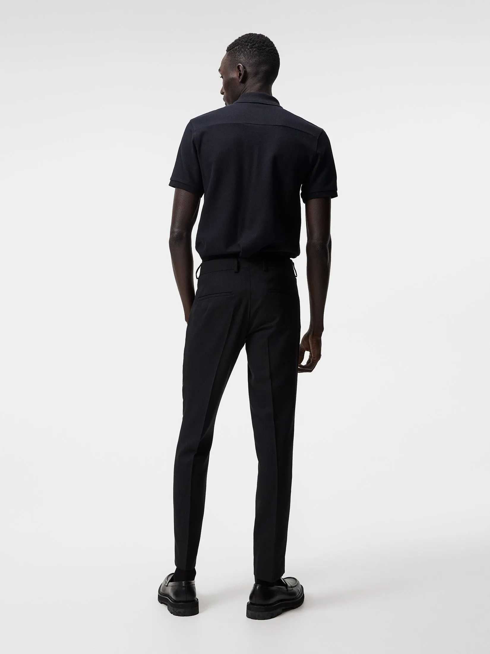 Troy Pique Polo Shirt / Black sold by J. Lindeberg product image thumbnail 3
