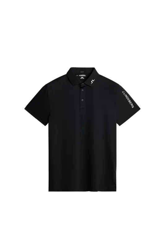 Tour Tech Reg Fit Golf Polo / Black sold by J. Lindeberg