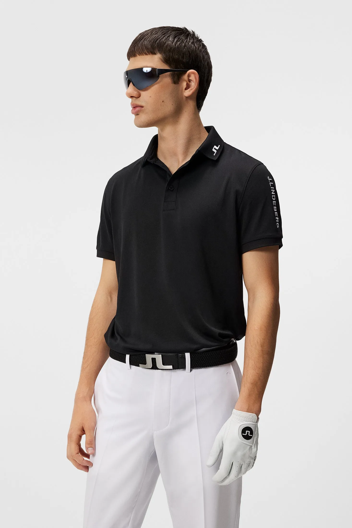 Tour Tech Reg Fit Golf Polo / Black sold by J. Lindeberg product image thumbnail 2