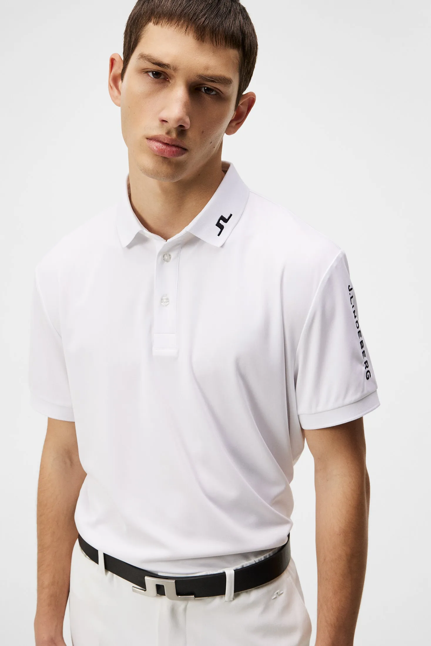 Tour Tech Reg Fit Golf Polo / White sold by J. Lindeberg product image thumbnail 5