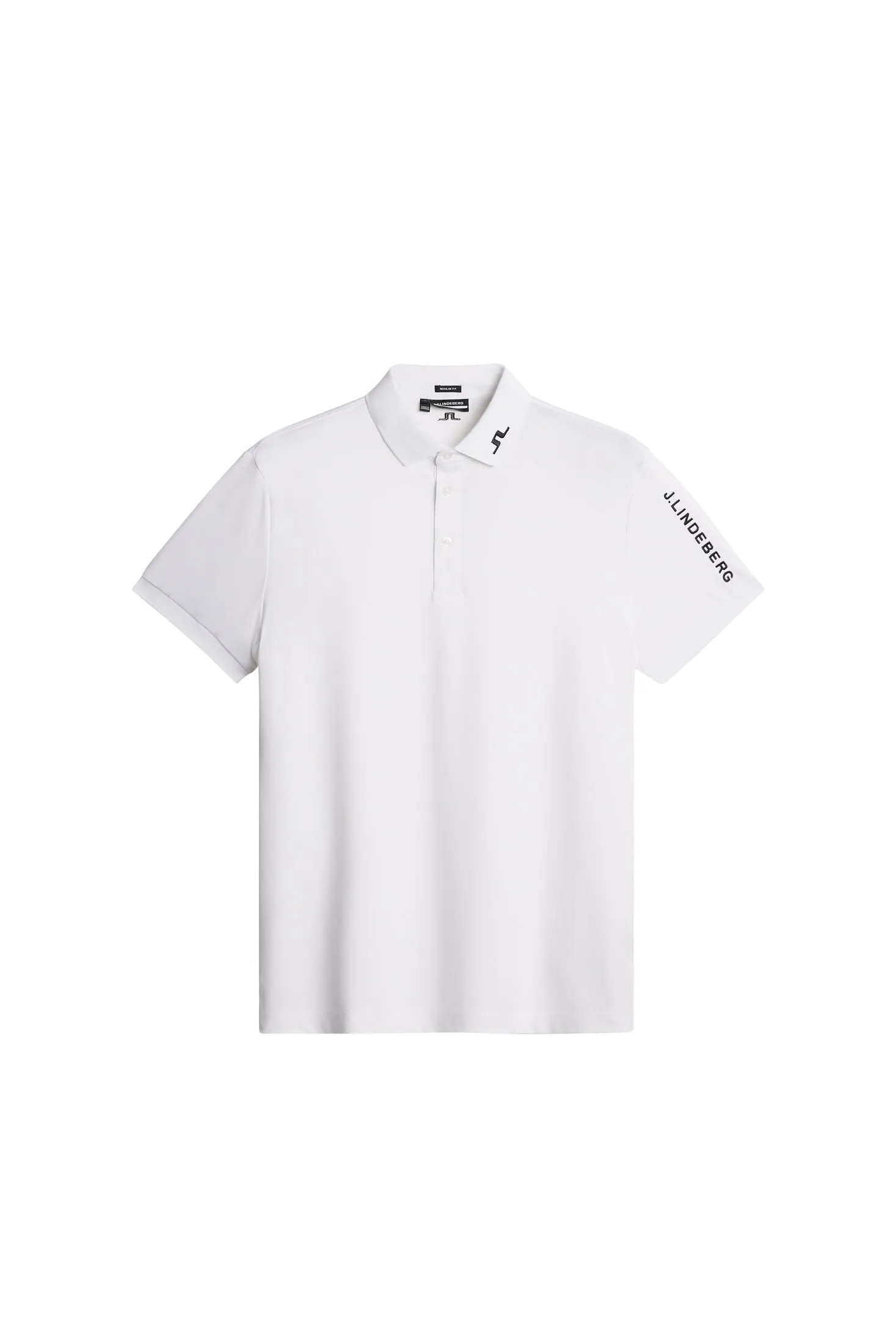 Tour Tech Reg Fit Golf Polo / White sold by J. Lindeberg