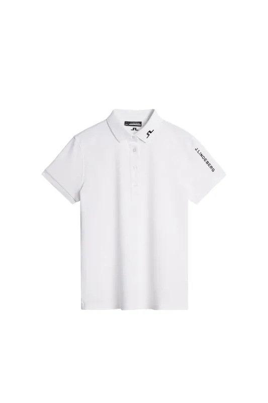 Tour Tech Golf Polo / White sold by J. Lindeberg