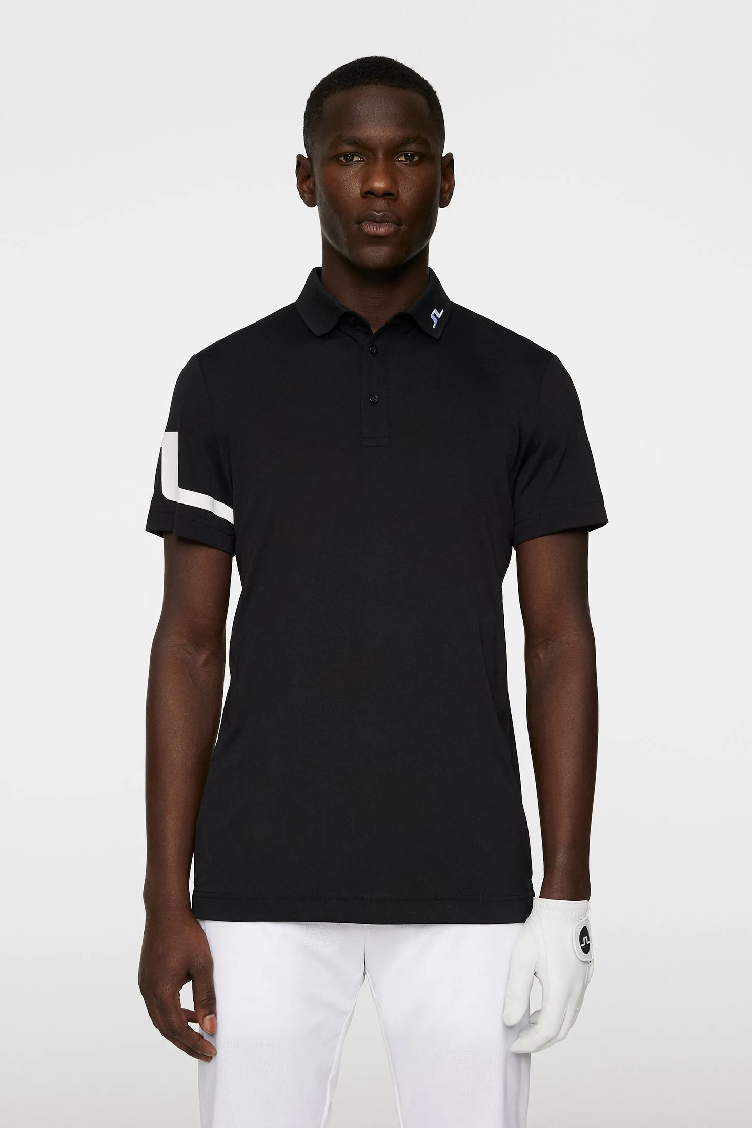 Heath Regular Fit Golf Polo / Black sold by J. Lindeberg product image thumbnail 2