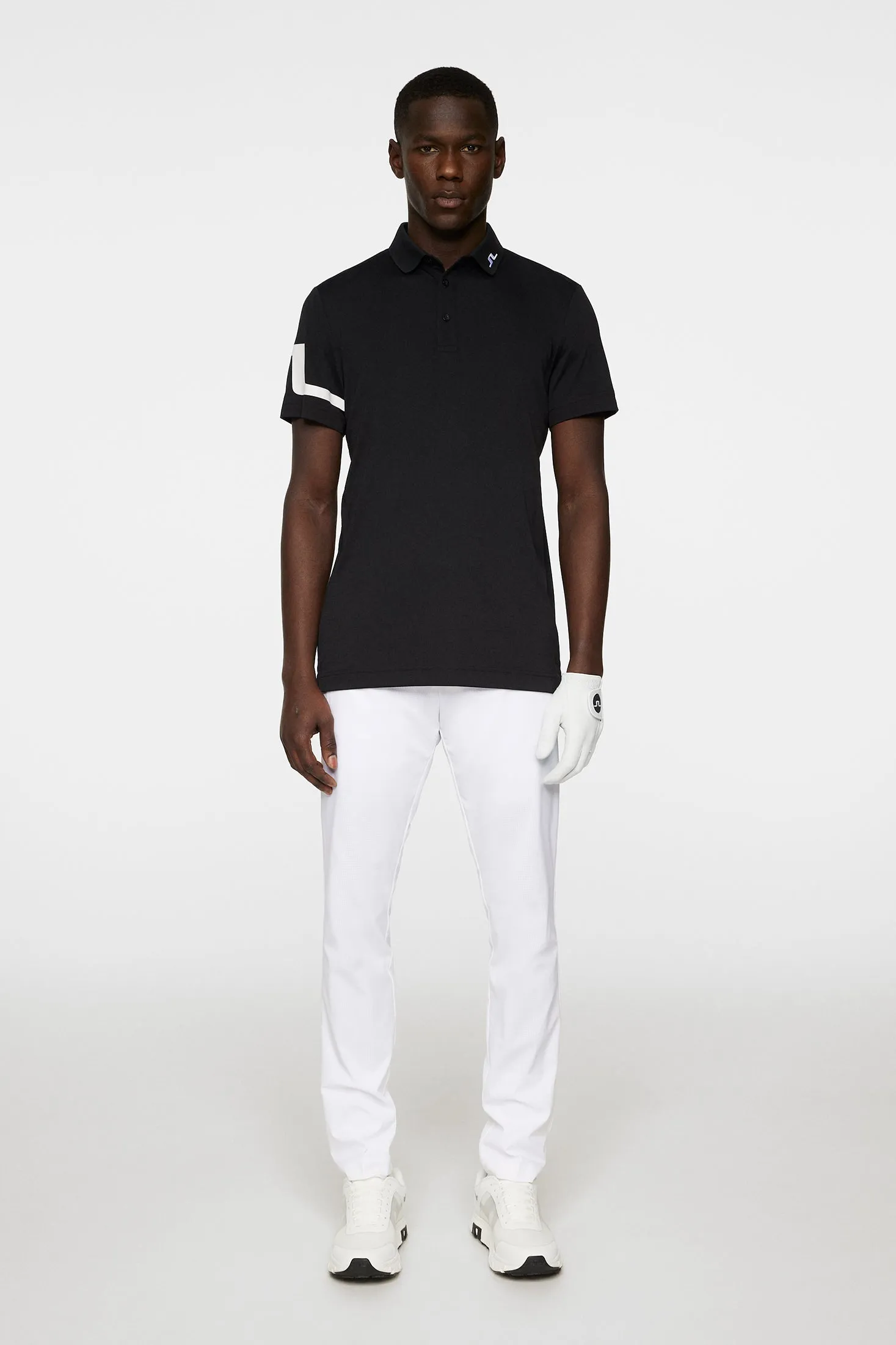 Heath Regular Fit Golf Polo / Black sold by J. Lindeberg product image thumbnail 4