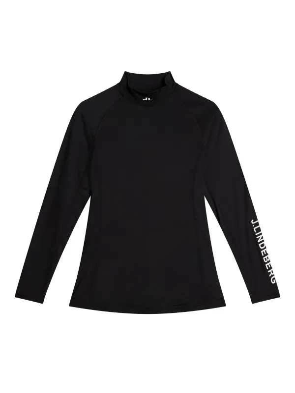 Asa Soft Compression Top / Black sold by J. Lindeberg