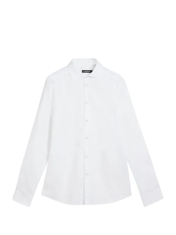 Non-iron Twill Superslim Shirt / White sold by J. Lindeberg