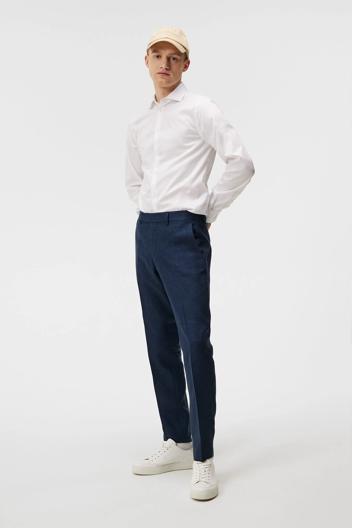 Non-iron Twill Superslim Shirt / White sold by J. Lindeberg product image thumbnail 4