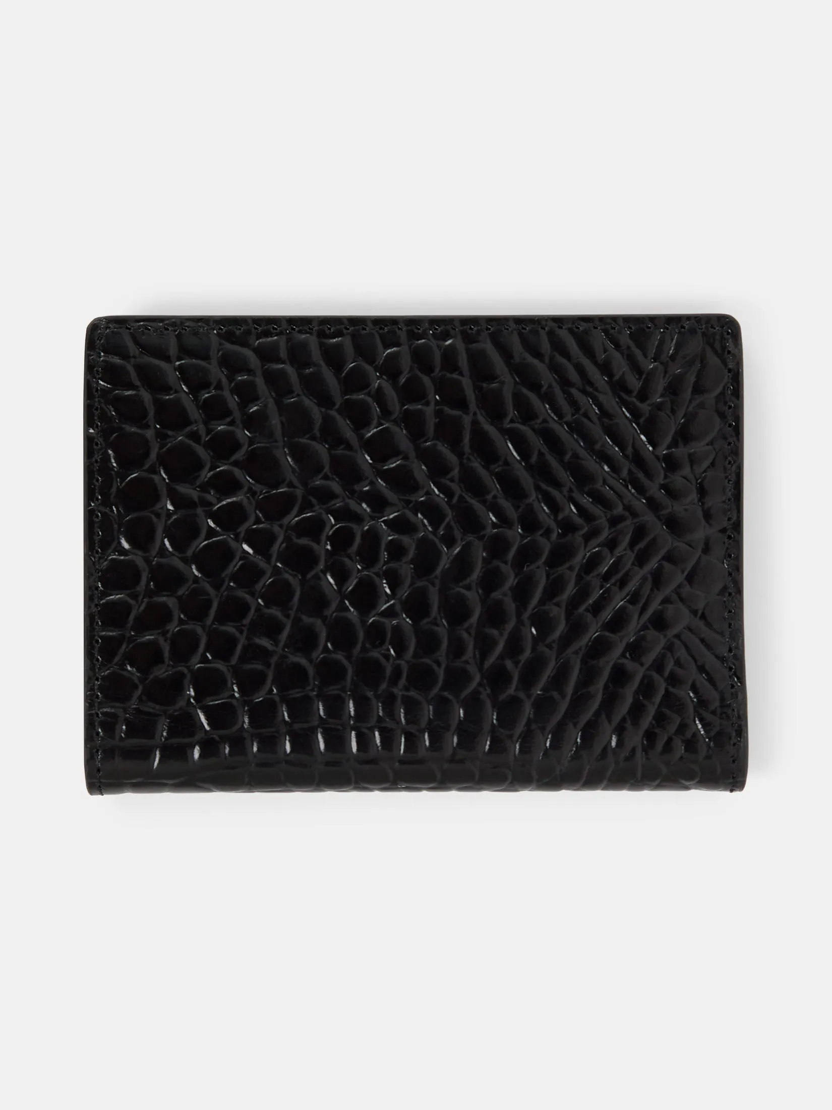 Croc Folded Card Holder / Black sold by J. Lindeberg product image thumbnail 2