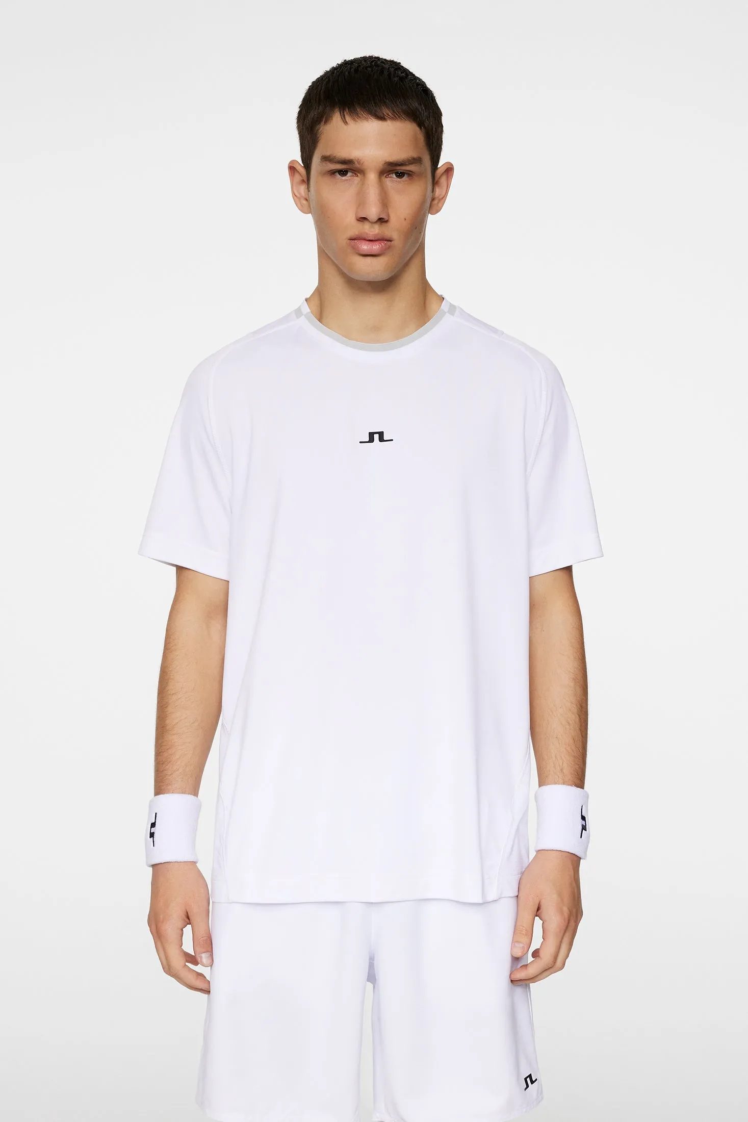 Colten Tech T-shirt / White sold by J. Lindeberg product image thumbnail 3