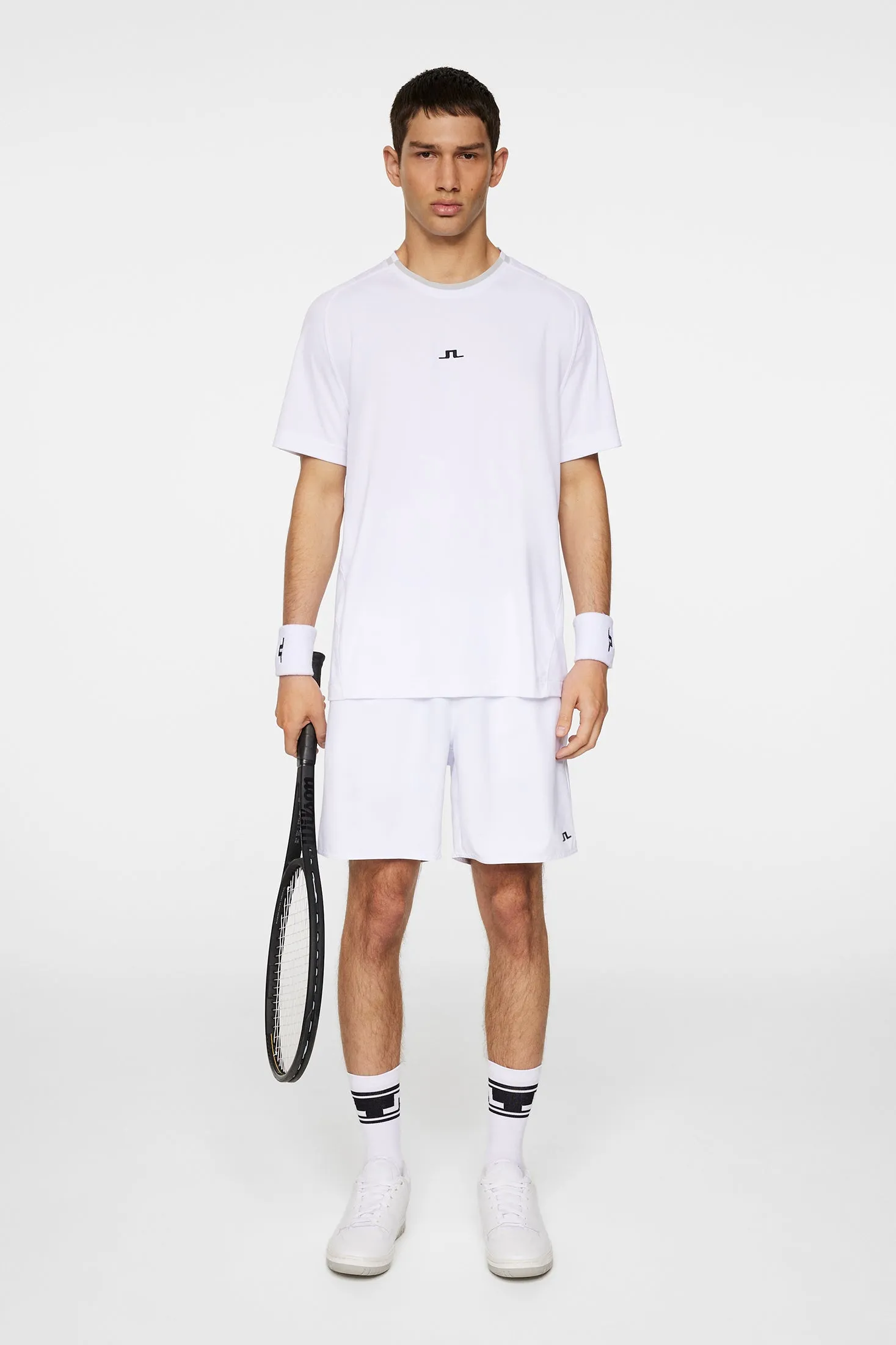 Colten Tech T-shirt / White sold by J. Lindeberg product image thumbnail 5