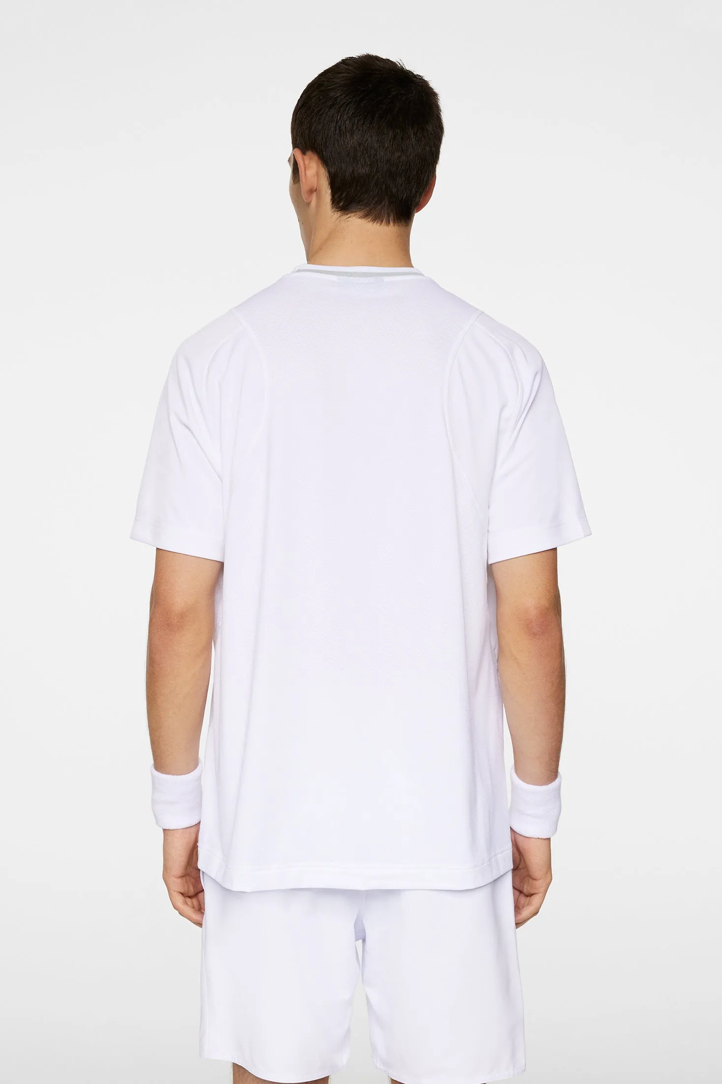 Colten Tech T-shirt / White sold by J. Lindeberg product image thumbnail 4