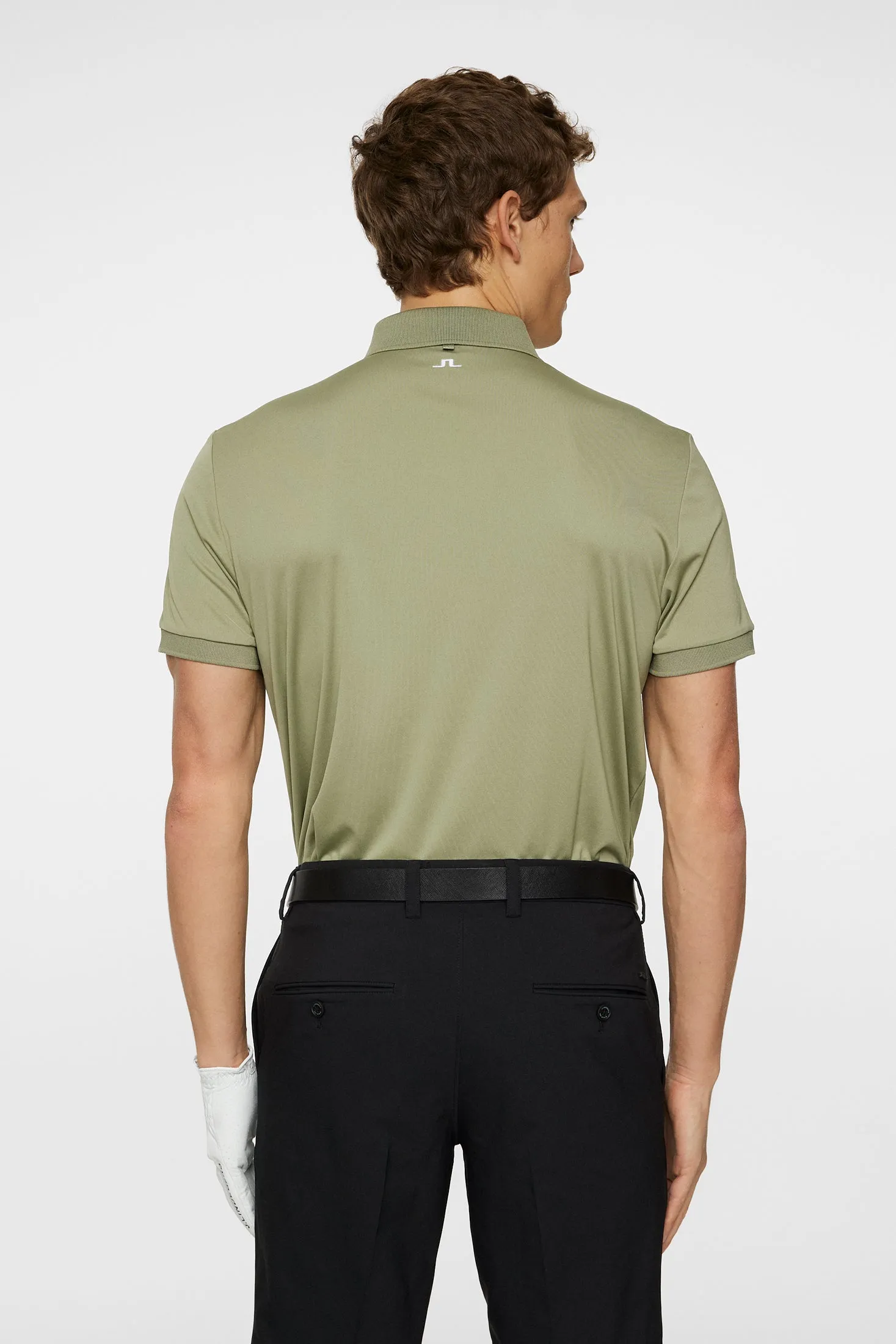 Tour Tech Polo / Oil Green sold by J. Lindeberg product image thumbnail 3