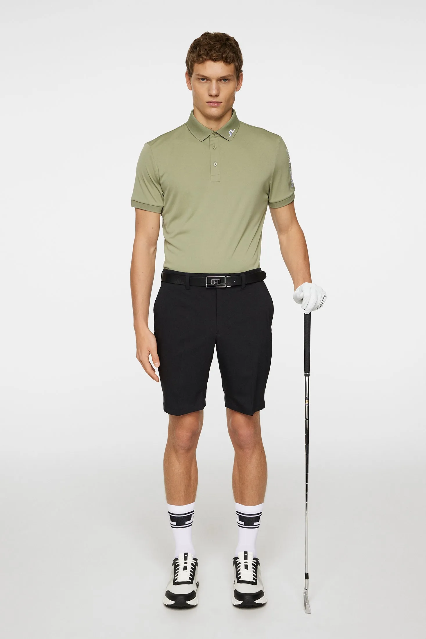 Tour Tech Polo / Oil Green sold by J. Lindeberg product image thumbnail 4