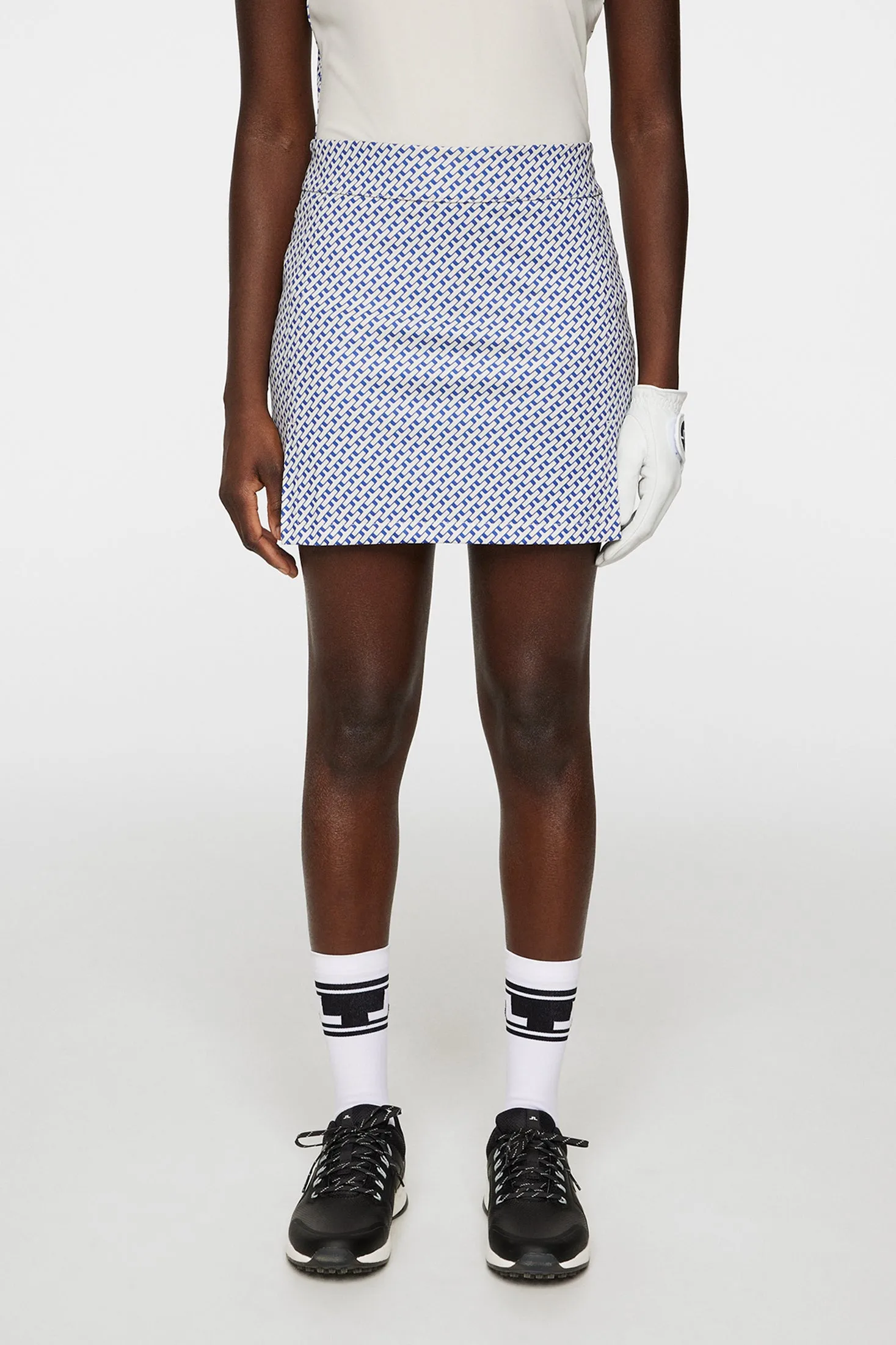 Amelie Mid Print Skirt / Tour Geo Moonbeam S sold by J. Lindeberg product image thumbnail 2