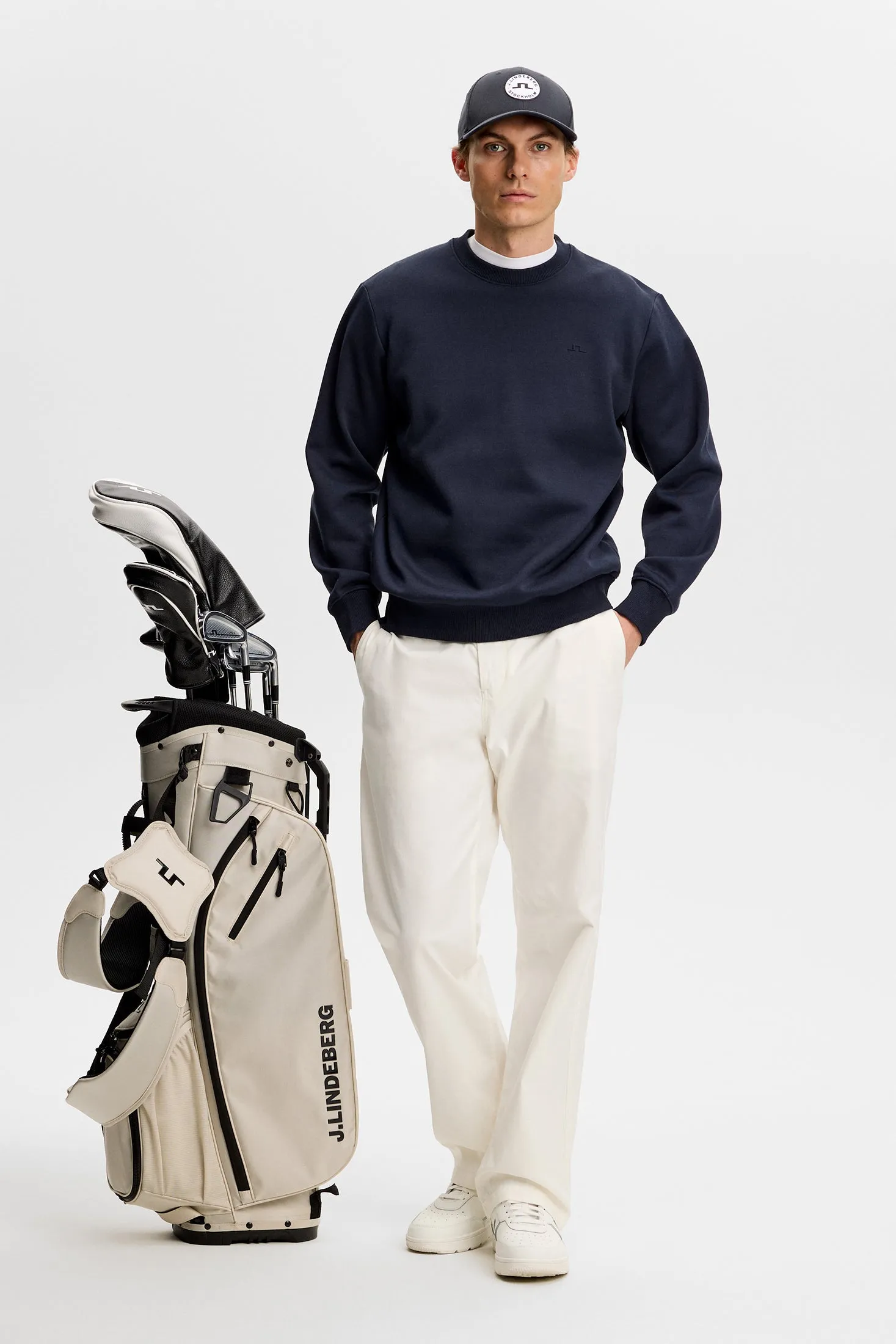 Alpha Crew Neck / JL Navy sold by J. Lindeberg product image thumbnail 5