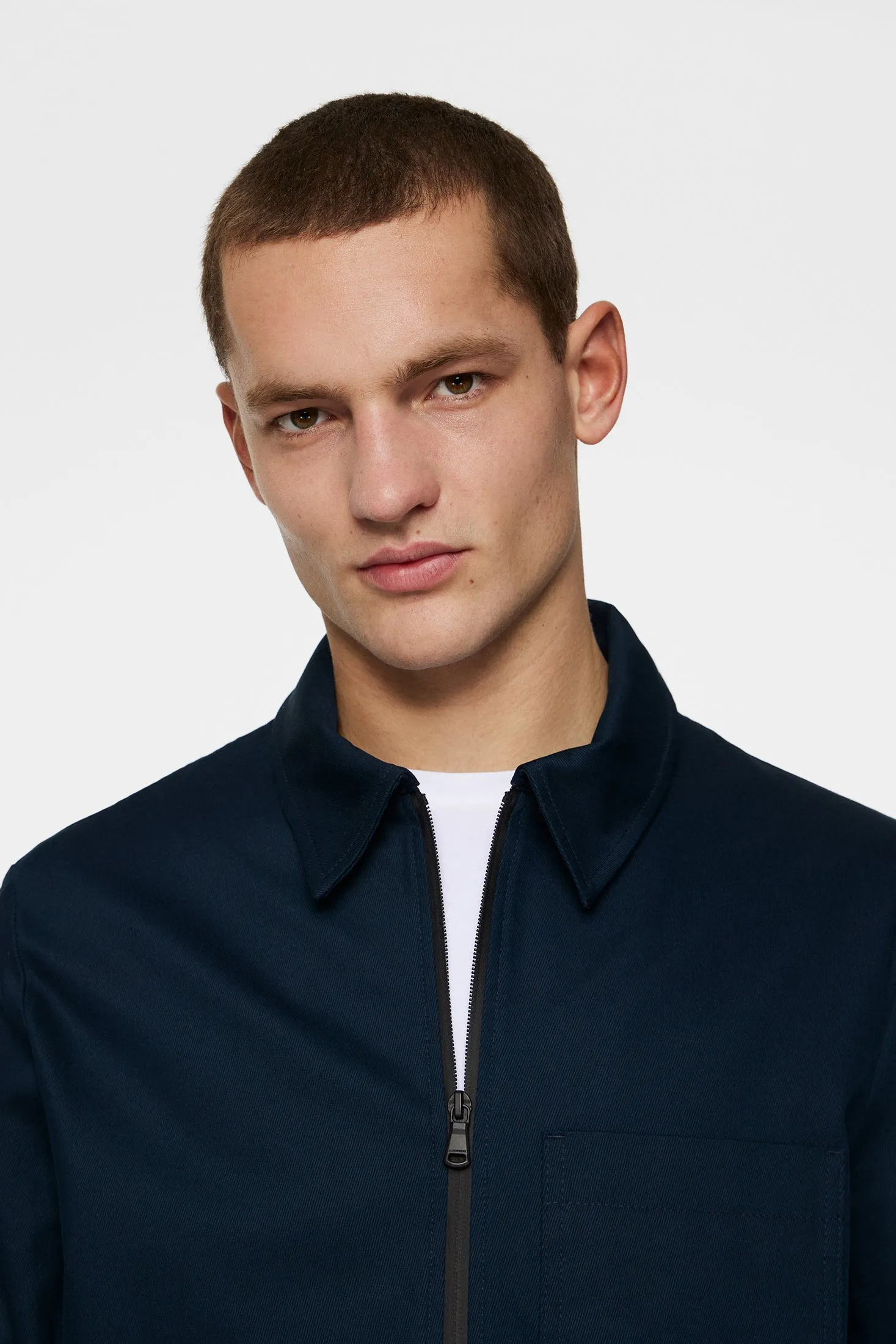 Julius Cotton Twill Overshirt / JL Navy sold by J. Lindeberg product image thumbnail 5