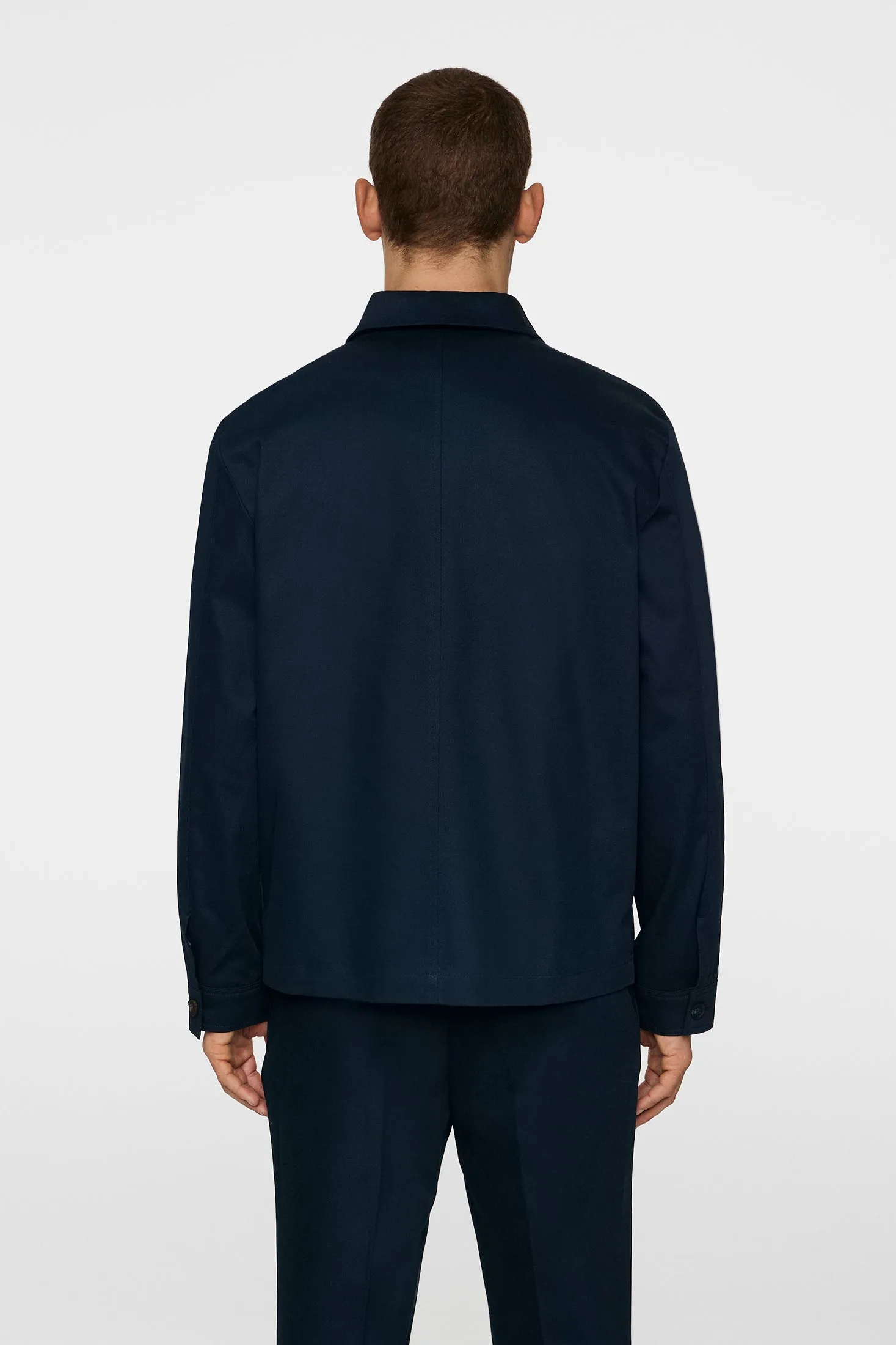 Julius Cotton Twill Overshirt / JL Navy sold by J. Lindeberg product image thumbnail 3