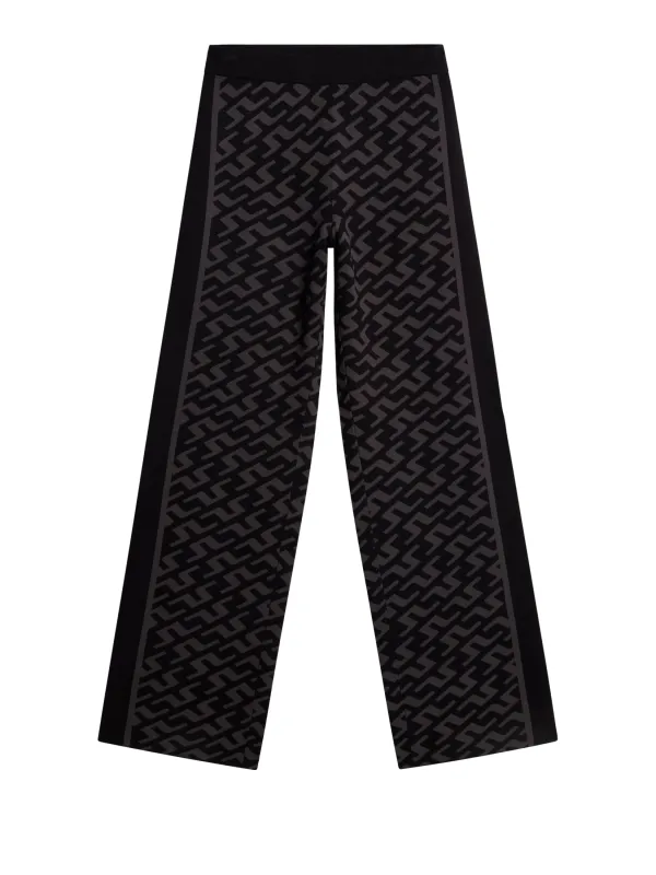 Kera Knitted Pant / Bias Bridge Black sold by J. Lindeberg