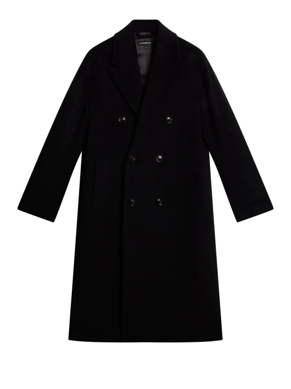 Willy Wool Coat / Black sold by J. Lindeberg