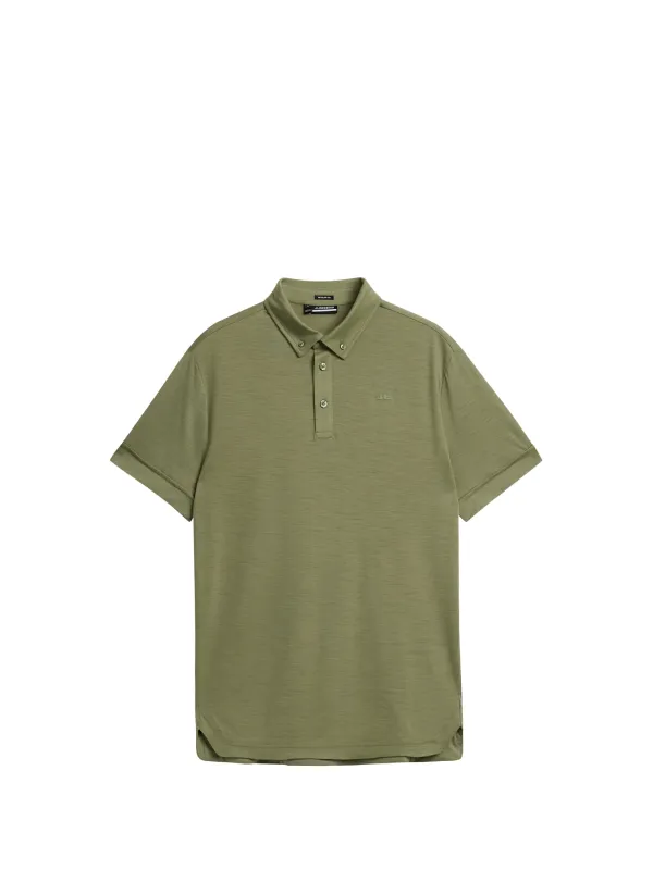Paz Regular Fit Polo / Oil Green made by J. Lindeberg