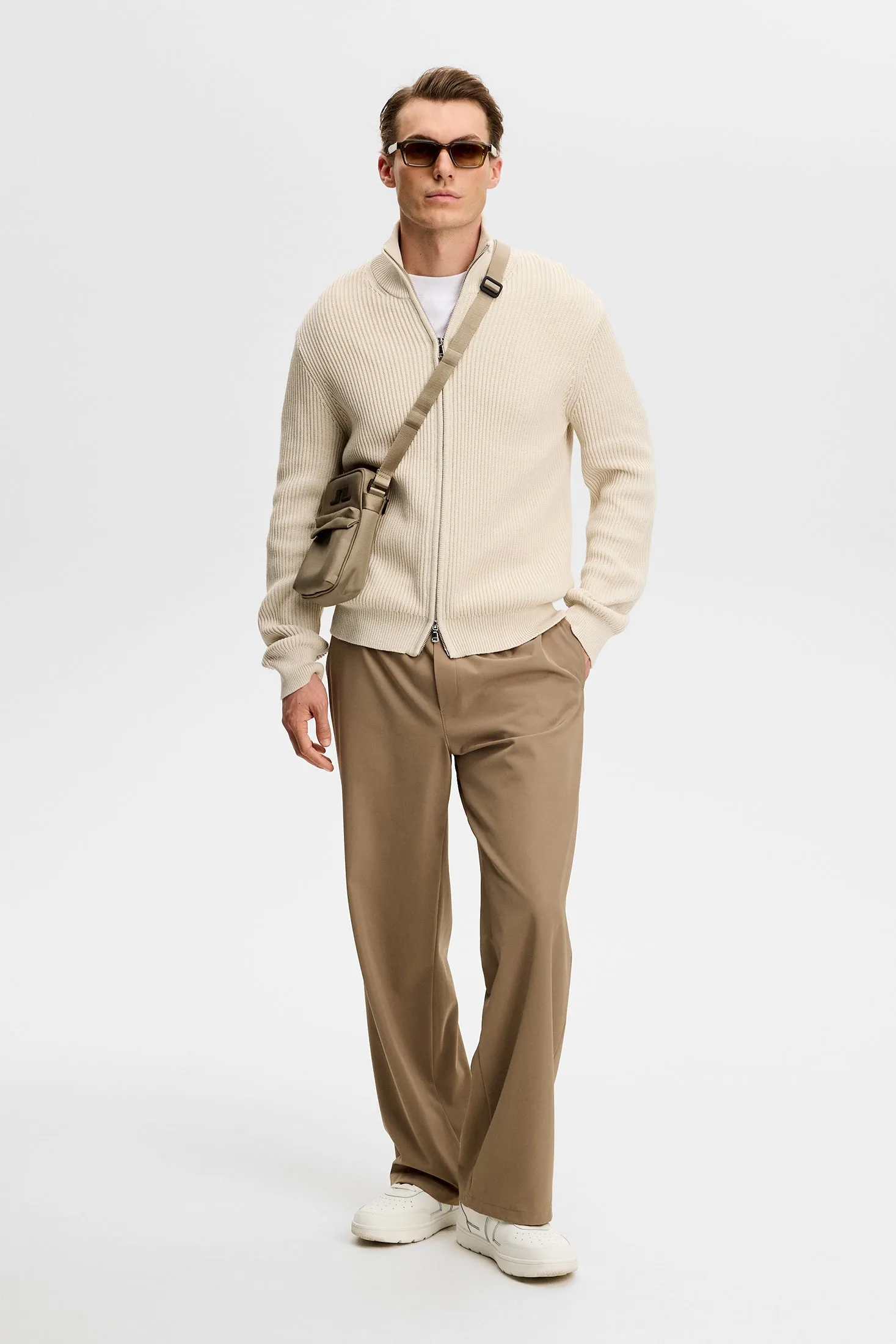 Alexis Full Zip Cardigan / Moonbeam sold by J. Lindeberg product image thumbnail 4