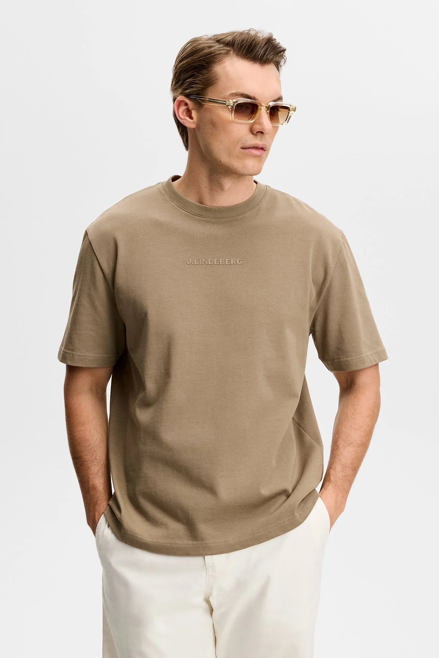 Hale Heavy Logo T-shirt / Brindle sold by J. Lindeberg product image thumbnail 2