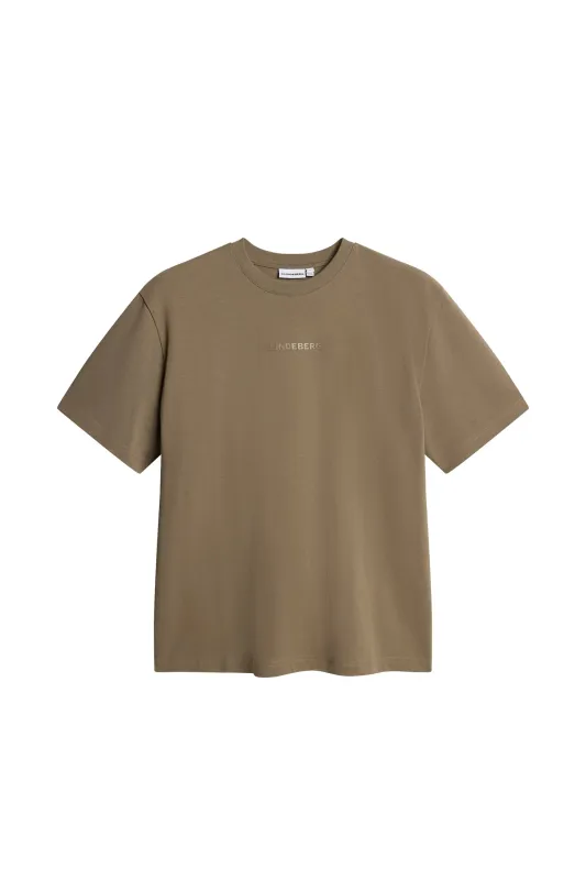 Hale Heavy Logo T-shirt / Brindle sold by J. Lindeberg