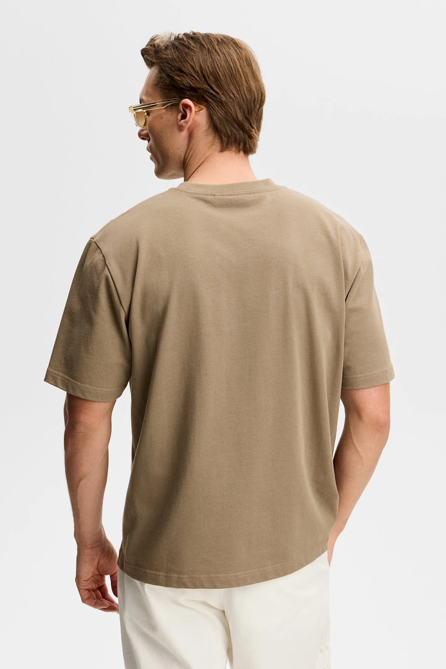 Hale Heavy Logo T-shirt / Brindle sold by J. Lindeberg product image thumbnail 3