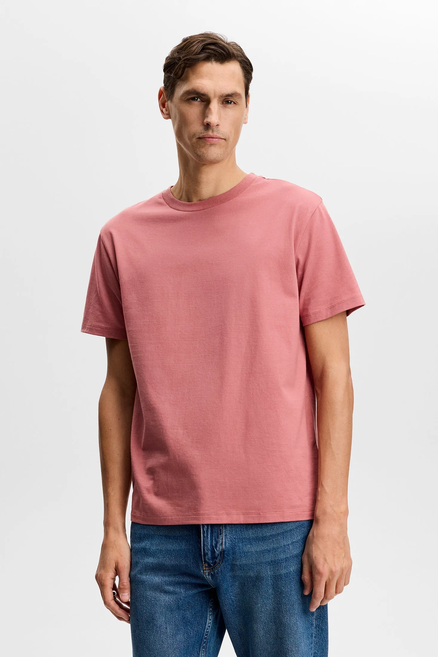 Sid Basic T-Shirt / Withered Rose sold by J. Lindeberg product image thumbnail 3